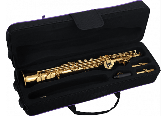SML Saxophone Soprano Sib laiton verni livré en étui + accessoires S620-II
