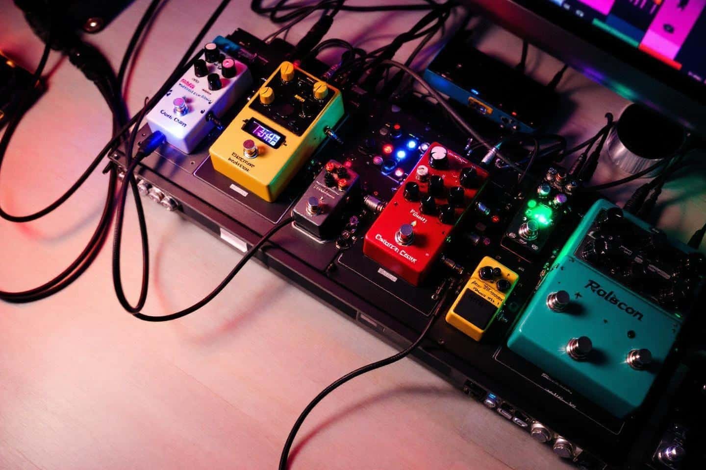 Effets guitare multi-effet pedalboard : guide et comparatif